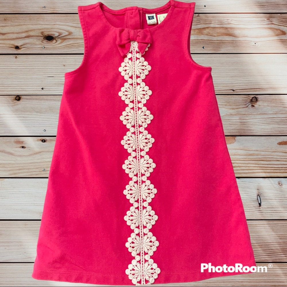 Janie and Jack Roman Holiday CROCHET PONTE DRESS sz 4